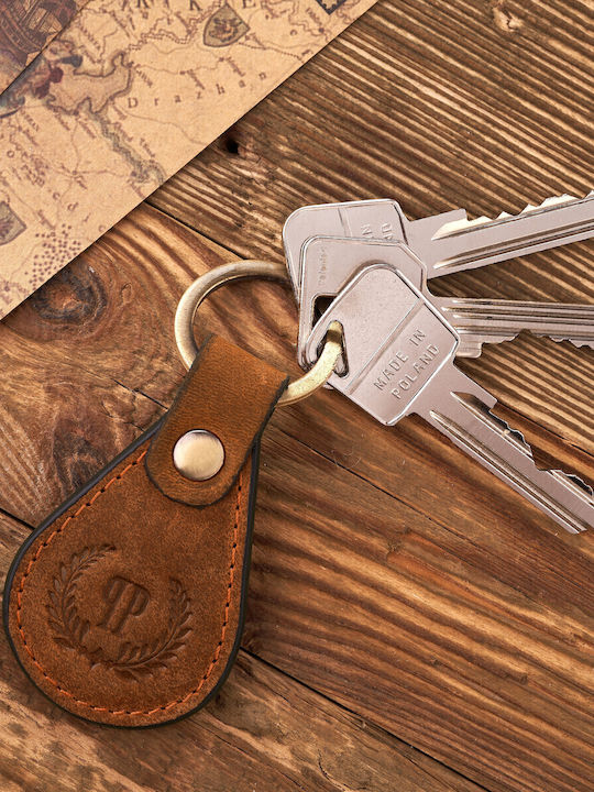 Leather Women's Wallet Classic Keychain Orange