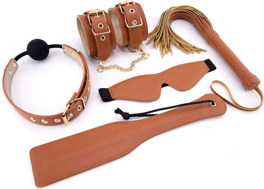 Dream Toys BDSM Kit σε Καφέ Χρώμα 5τμχ