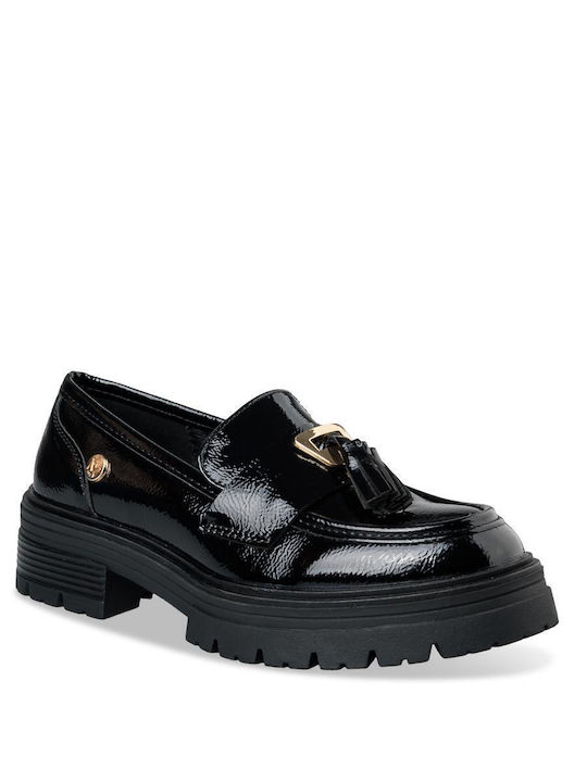 Envie Shoes Women's Loafers in Black Color