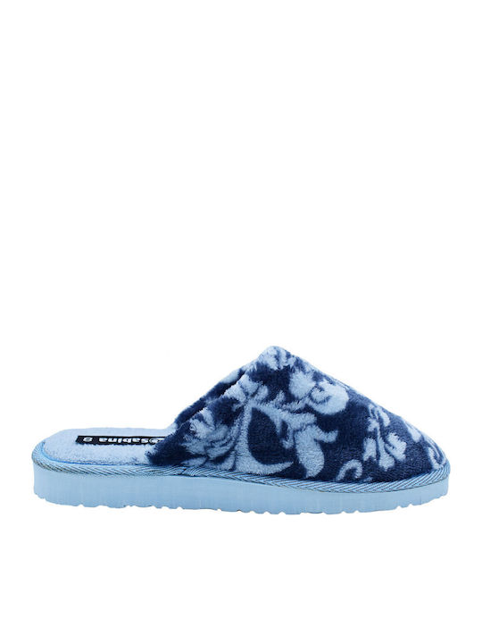 Winter Women's Slippers Light Blue