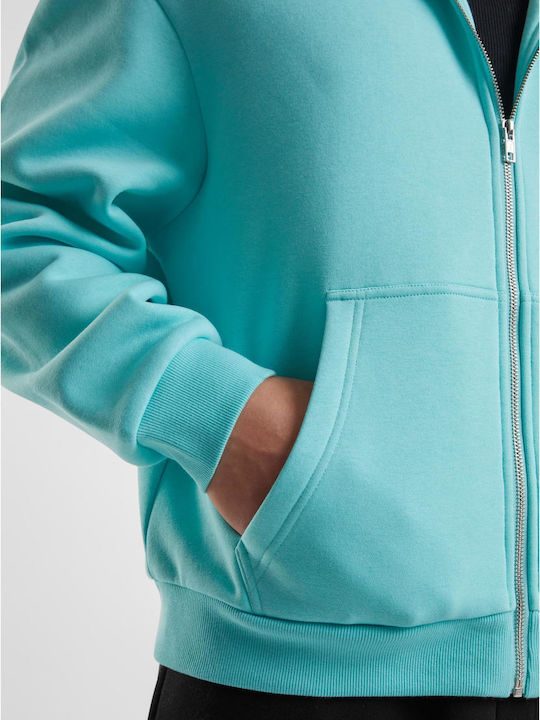 Sweatshirt with Hood Beryl Blue