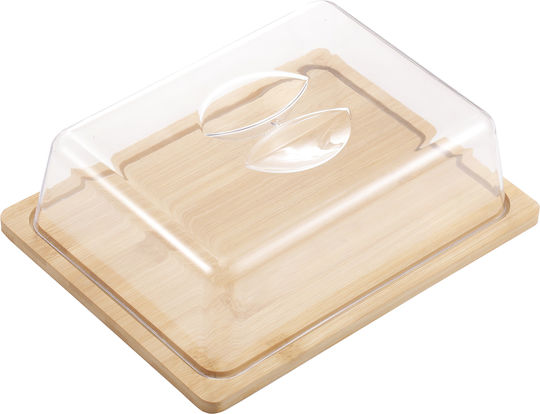 Mondex Bamboo Δίσκος Σερβιρίσματος 24x18x7.7cm