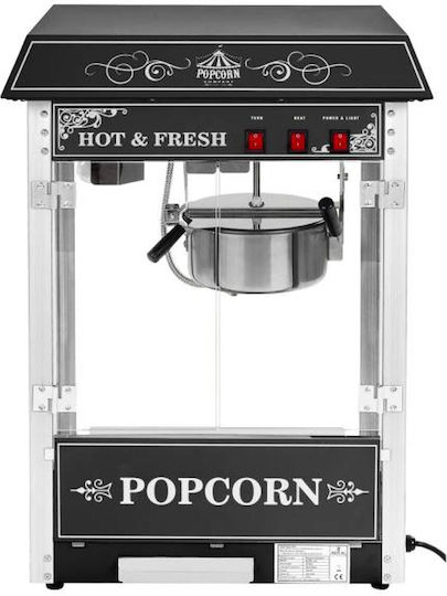 Professional Efficient Popcorn Machine Adjustable 230V 1.6KW Black