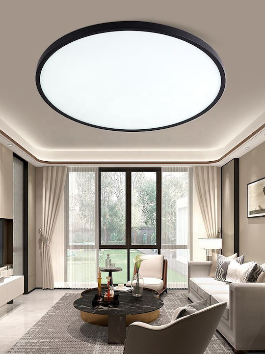 Round LED Panel 38W with Warm White Light 3000K