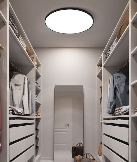 Στρογγυλό LED Panel 38W με Θερμό Λευκό Φως 3000K