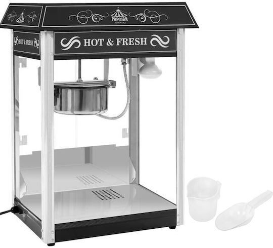 Professional Efficient Popcorn Machine Adjustable 230V 1.6KW Black