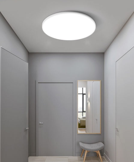 Round LED Panel 38W with Warm White Light 3000K