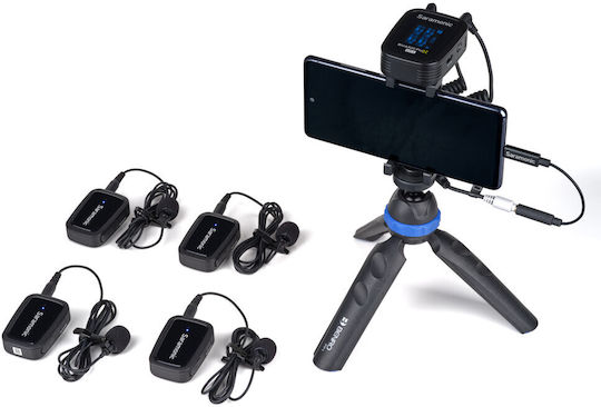 Saramonic Blink 500 ProX B8 Комплект Безжично Δυναμικό Микрофон Πέτου, Clip On в Черен Цвят