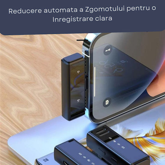 Seturi Wireless Microfon Πέτου, Clip On pentru Vocale