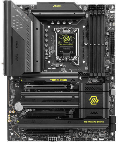 MSI MAG Z890 Tomahawk WiFi Motherboard ATX με Intel 1851 Socket 7E32-001R