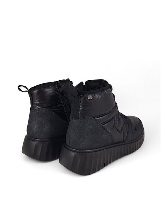 Damen Stiefeletten Schwarz
