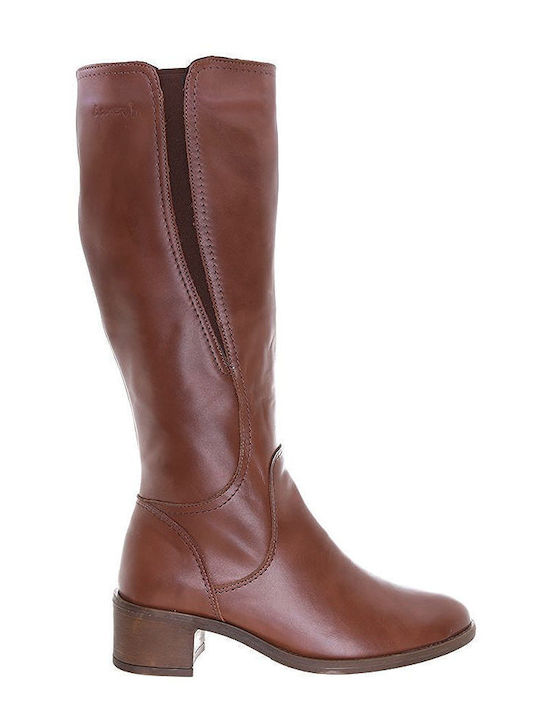 Boxer Leather Women's Boots Tabac Brown