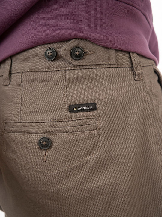 Rebase Trousers Chino Elastic Lt Grey