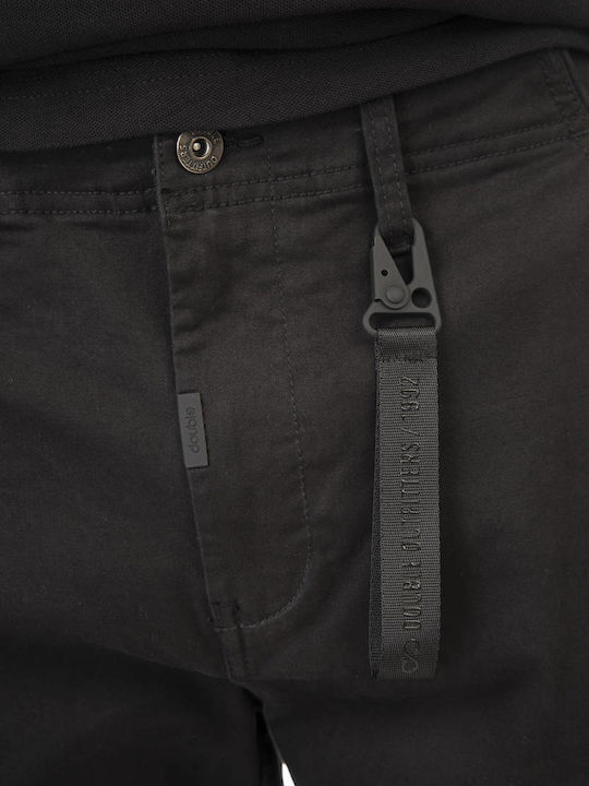 Herrenhose Cargo Reguläre Passform Schwarz