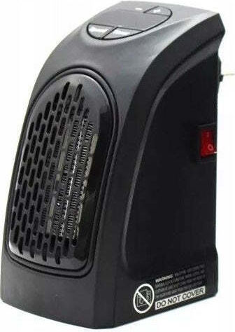 Fan Heater Room Wall Negru 400W