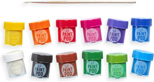 Lil Paint Washable Watercolors 12 Colors Brush Included