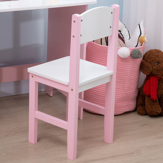 Kids Desk made of Melamine Pink 90x45x85cm