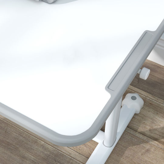 Παιδικό Γραφείο από Μελαμίνη Γκρι 80x55x92.5-107.5cm