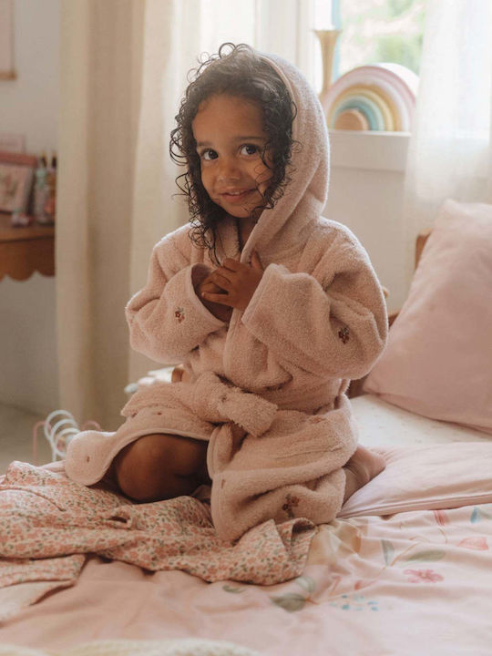 Little Dutch Hooded Baby Bathrobe Blossom