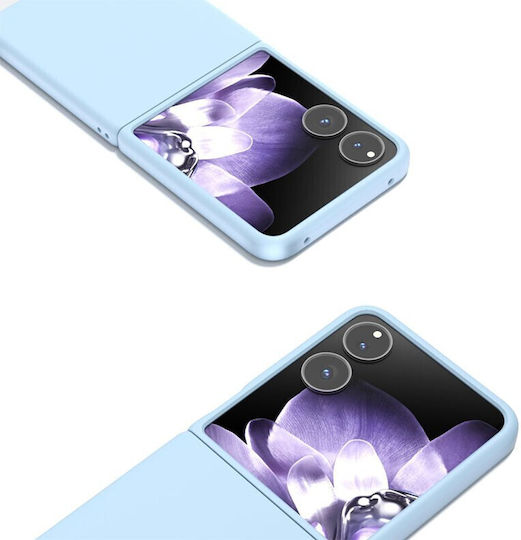 Skin Feel Книга Пластмаса Светлосин (Xiaomi Mix Flip)