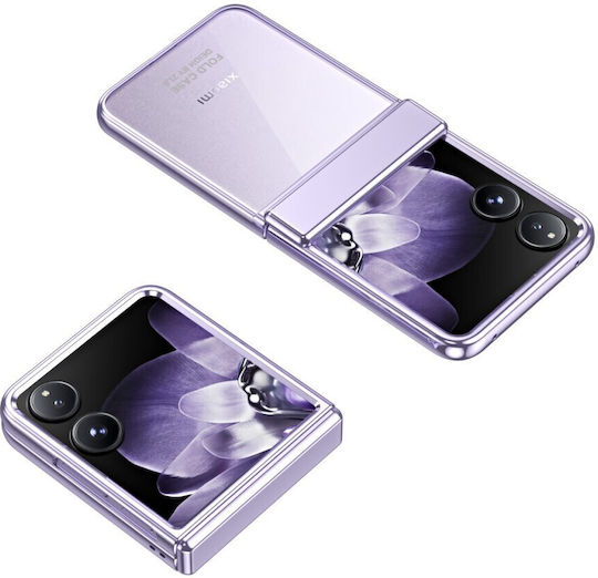 Electroplating Mirror Book Πλαστικό Μωβ (Xiaomi Mix Flip)