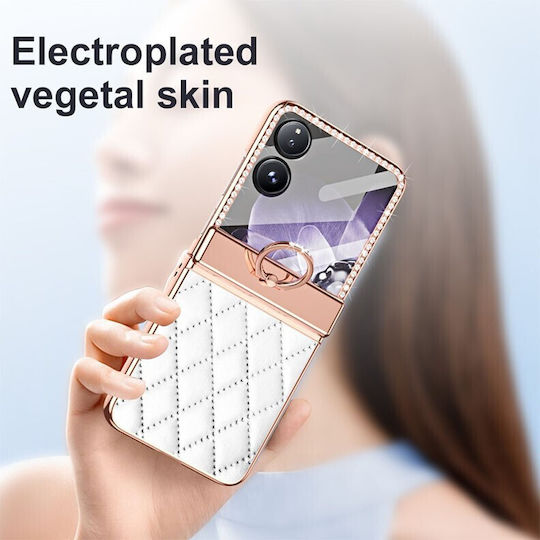 Rhombus Strass Book Plastic Violet (Xiaomi Mix Flip)