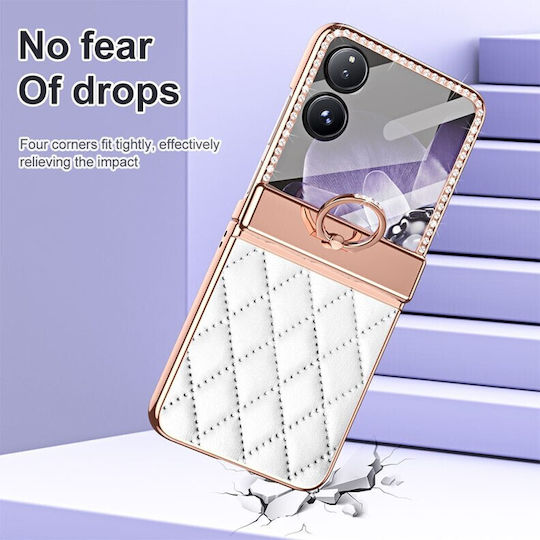 Rhombus Strass Book Plastic Violet (Xiaomi Mix Flip)
