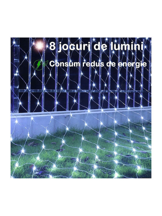 120 Λαμπάκια LED Δίχτυ 1.5μ. x 150εκ. Λευκά 120 Λαμπάκια LED Δίχτυ 1.5μ. x 150εκ. Λευκά