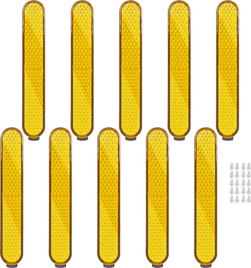 Avizar Pack 10 Rear Side Reflectors Xiaomi Mi 3 Orange