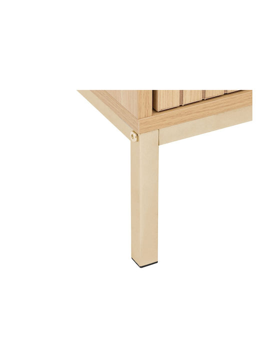 Nachttisch Tasso Beige 40x40x52.5cm