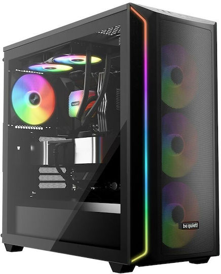 Be Quiet Light Wings LX HS Case Fan 140mm (1800rpm / 75.3cfm) with ARGB Lighting and 3-Pin / 4-Pin PWM Connection 3pcs