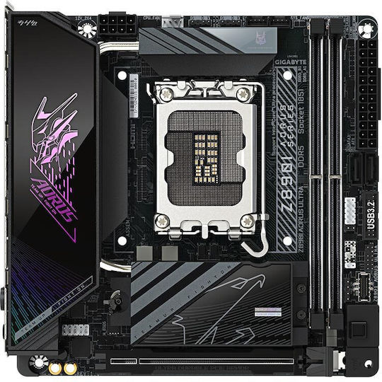 Gigabyte Z890I Aorus Ultra Wi-Fi Motherboard Mini ITX with Intel 1851 Socket