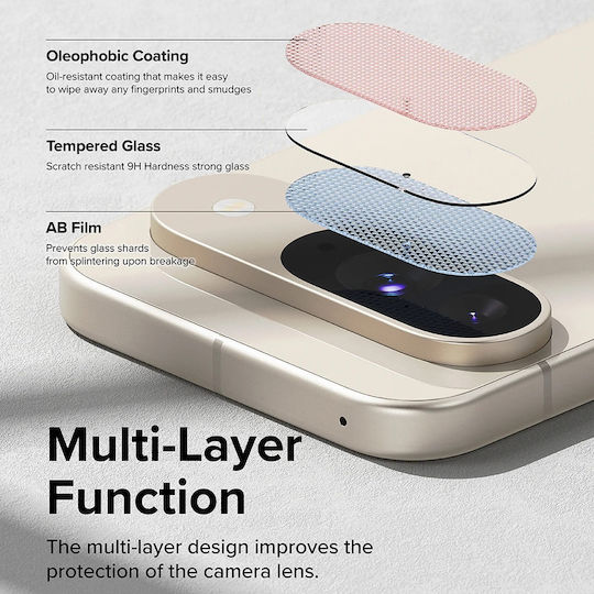 Ringke Protector Glass Протектор за камера Прилепващо фолио Transparent за Google Pixel 9