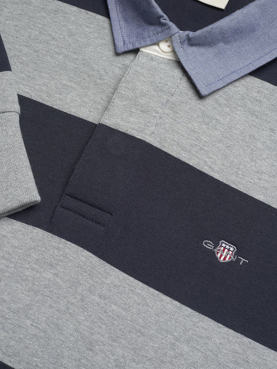 Polo Μπλούζα Μακρυμάνικη Gray
