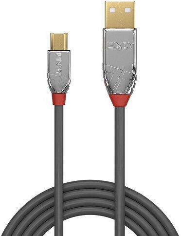 Lindy Regular USB 2.0 to micro USB Cable Γκρι 0.5m (36650)