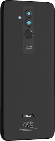 Clappio Replacement Rear Window Huawei Mate 20 Lite Black