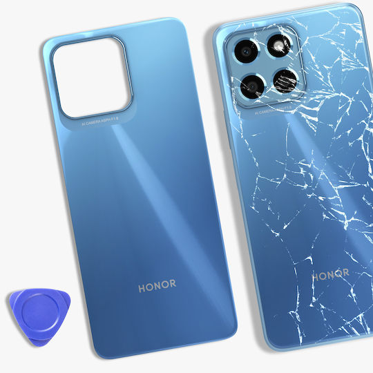 Clappio Ersatz-Akkudeckel Honor X8 5G Blau