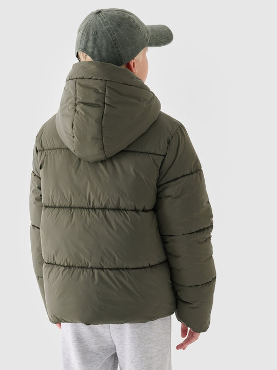 Kids' Casual Jacket with Hood Green