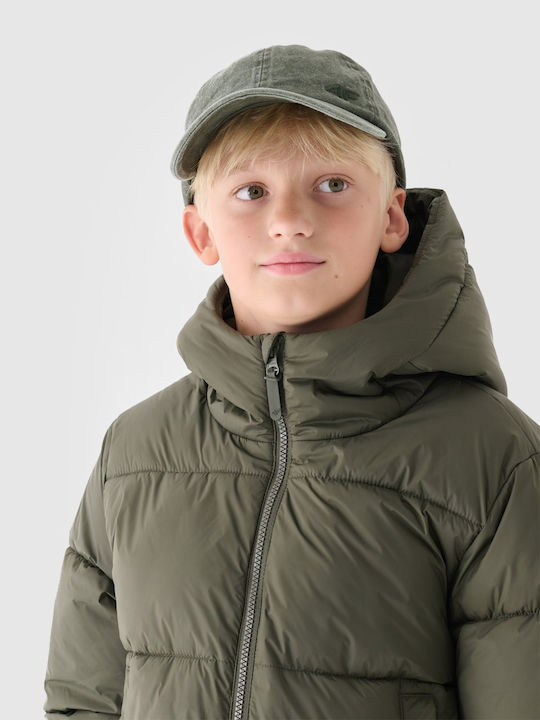 Kids' Casual Jacket with Hood Green