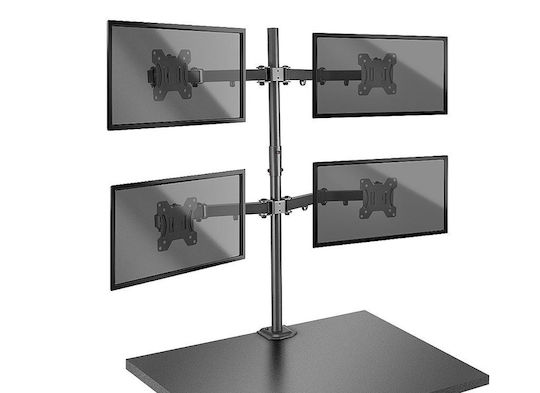 Lindy Halterung Auf dem Schreibtisch für 4 Monitore bis 28" mit Arm (40659)