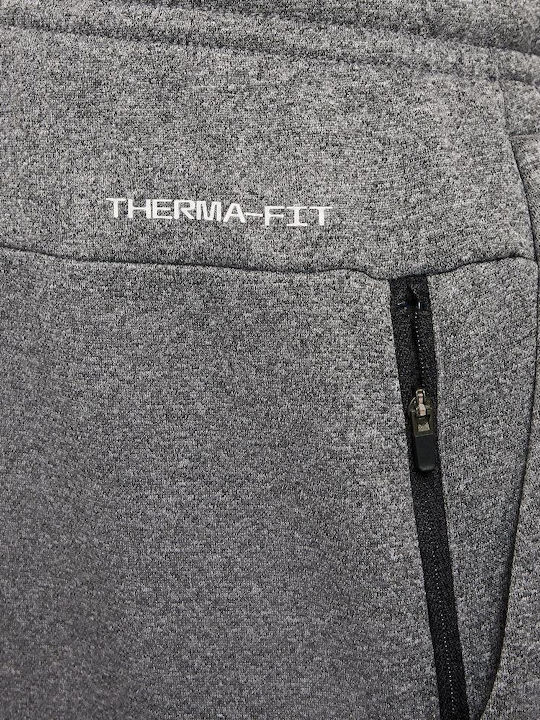 Swoosh Therma-fit Pantaloni de trening Lucios cu Elastic Black Heather