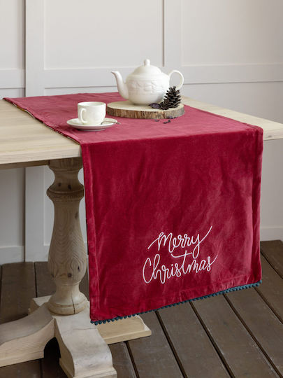 Nima Ράνερ Christmastide Κόκκινο 40x160εκ. Nima Ράνερ Christmastide Κόκκινο 40x160εκ.
