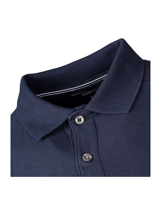 Polo Long Sleeve Blouse Dark Blue