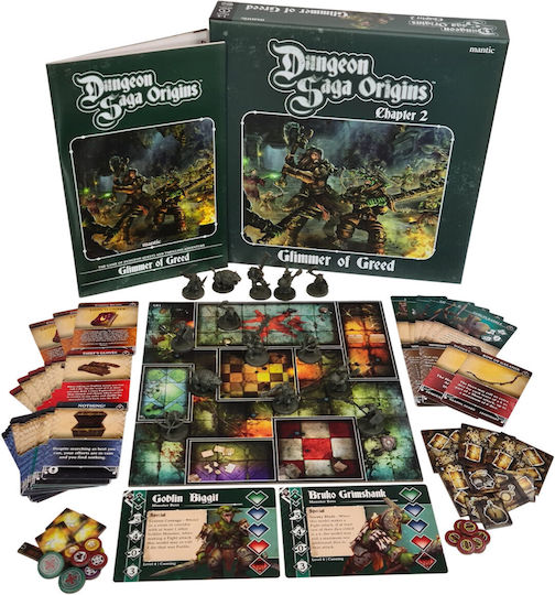 Επέκταση Παιχνιδιού Dungeon Saga Origins: Glimmer of Greed για 1-5 Παίκτες 10+ Ετών (EN) Mantic