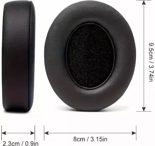 Replacement Ear Pads for Beats Studio 2.0/3.0 Headphones Pair - Grey