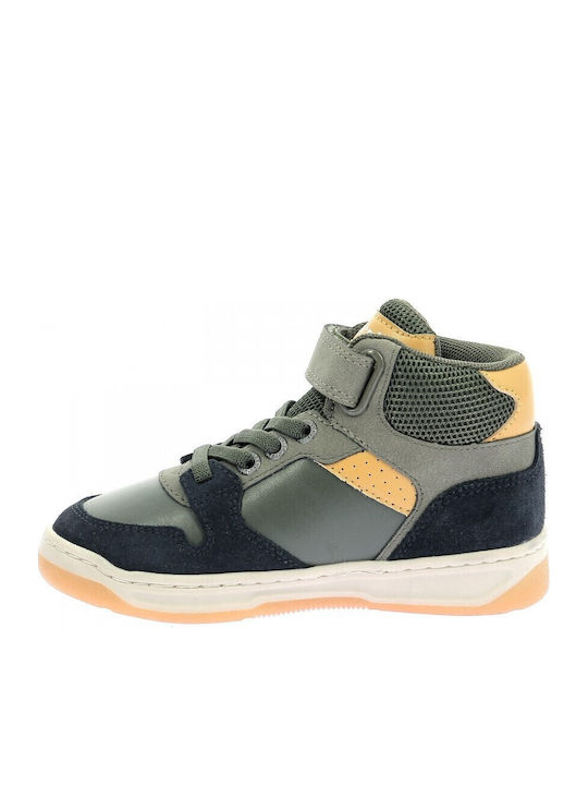 Kids Sneakers High Anatomic with Scratch Khaki