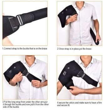 Erwärmter Stoffverband Schulter Schmerzlinderung Armband Thermotherapie