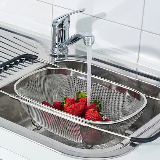 Pufo Stainless Steel Expandable Strainer Sink 29 x 18 cm