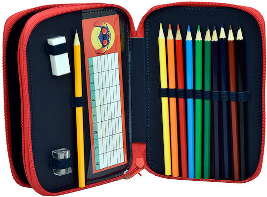 Gim Lilo & Stitch Pencil Case Full with 2 Compartments Blue