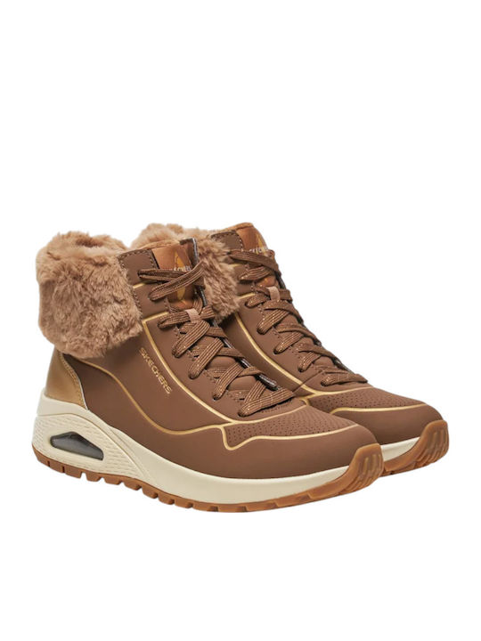 Street Uno Rugged Boots Tabac Brown